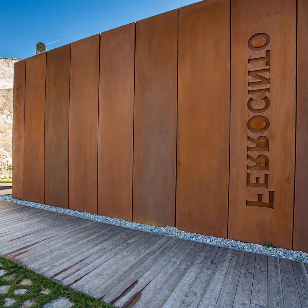 acier corten escalier