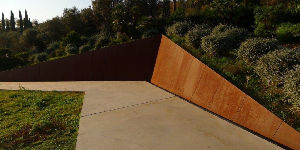 bordure corten jardin